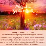  Een boom in bloei in een veld vol met bloemen - Vrouwen Dansdag 'ONTWAKEN' (lente-equinox) 22 maart '26 11-17.00 uur